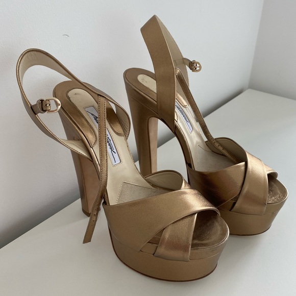 Brian Atwood Madison High-Heel Platform Open-toe 8 - Picture 7 of 13